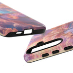 Floating Pool Deck Phone Case, Pastel Cloud 3D Render Cover