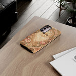 Persian Cat Floral Art Nouveau Tough Phone Case