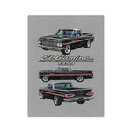 1959 El Camino Classic Car Velveteen Blanket | Vintage Chevy Auto
