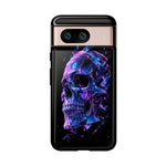 Holographic Skull Phone Case, Shattered Glass Iridescent Cover
