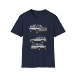 1984 Chevy Blazer Illustration T-Shirt | Vintage SUV Trio Tee