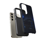 Neon Blue Sports Car C8 Phone Case | Tough Cases