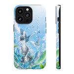 Copy of Silver Butterflies Tough Case | Blue Sky Water Droplets Phone Cover