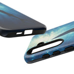 Barracuda Silhouette Phone Case, Sunlit Marine Art Tough Cover