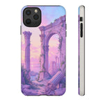 Roman Ruins Pastel Sky Vaporwave Art Tough Phone Case
