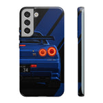 R34 Skyline Afterburner Rear GT-R Tough Phone Case for JDM Fans
