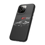 Black C5 Phone Case American Sports Car Tough Cover Gift