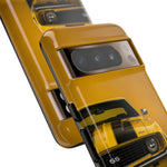 Classic Camaro SS Phone Case, Yellow 69 Muscle Car Cover, Gift for Guys