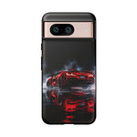 Z06 C8 Phone Case, Red Smoke Studio Reflection Cover