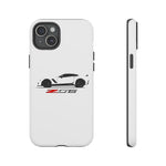 White C7 Z06 Phone Case for Chevy Vette Fans, Tough Cover