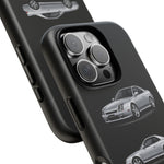 Silver Prelude Sports Coupe Tough Phone Case for JDM Fans