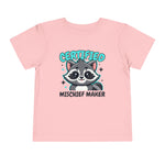 Certified Mischief Maker Funny Toddler Boys Girls T-Shirt Gift