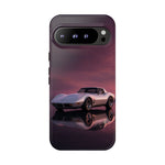 Soft White C3 Corvette Mauve Sky Phone Case