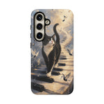 Piano Cat walking on keys Tough Case | Phone cover, musical cat art