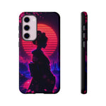 Neon Geisha Silhouette Phone Case | Tough Cover