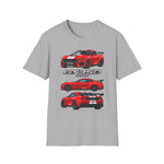 Red 2025 GT350 Muscle Car T-Shirt | Racing Mustang Graphic Tee
