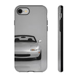Silver Miata Phone Case, NA Roadster 90s JDM Cover, Gift for Guys