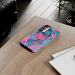 Neon Cyber Geisha phone case | Tough Case