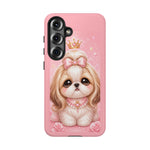 Shih Tzu Princess Kawaii Chibi Puppy Pet Dog Art Tough Phone Case