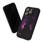 Melancholy Data Poster Phone Case, Glitch Anime Sky Tough Cover