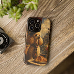 Poodle in Beret Phone Case | Vintage Paris Café Illustration