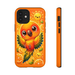 Sun Conure Kawaii Citrus Art Tough Phone Case