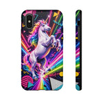 Neon Retro Rainbow Unicorn Phone Case | Tough Cases