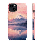 Mount Fuji Dawn Reflection Art Tough Phone Case