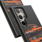 1969 GTO Judge Orange Muscle Car Tough Phone Case Cover Gift