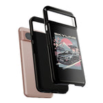 R34 Skyline GT-R Sakura Mountain JDM Tough Phone Case Gift
