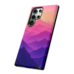 Pastel Mountain Haze Vaporwave Art Tough Phone Case