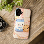 Milk Cookie Phone Case Cute Food Kawaii Tough Cover Gift Art
