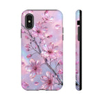 Pink Chrome Cherry Blossom Phone Case | Tough Cover