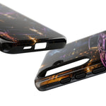 67 GTO Phone Case Purple, Rainy City Night Muscle Car Tough Cover