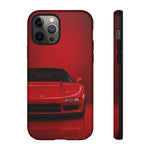 Red NSX Phone Case, 90s JDM Supercar Legend Tough Cover, Mens Gift