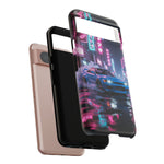 Skyline GT-R Tokyo Rain JDM Night Art Tough Phone Case
