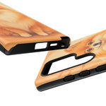 Pomeranian Tiny Fox Fluffy Art Tough Phone Case