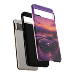 Sunset Skyline R34 Car Phone Case | Tough Phone Case