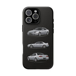 Silver Prelude Sports Coupe Tough Phone Case for JDM Fans