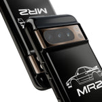 MR2 White Side Silhouette JDM Tough Phone Case Cover Gift
