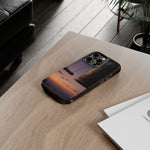 Temple Bell Sunset Phone Case Japan Zen Tough Case