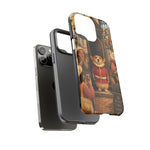Corgi Royal Guard phone case | Cute British corgi soldier illustration