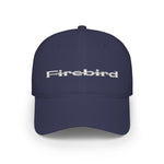 Firebird Chrome Script Low Profile Dad Hat Vintage Car Style Classic Auto Cap
