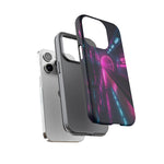 Neon Future Subway Station Tough Phone Case Cover Gift Art