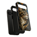 Stained Glass Cat Phone Case, Lead Line Art Cover, Gift