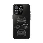 1986 Supra Triple View Line Art JDM Tough Phone Case Cover