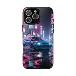 Skyline GT-R Tokyo Rain JDM Night Art Tough Phone Case