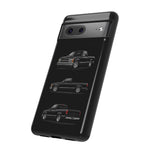 Black Silverado Classic Pickup Tough Phone Case for Chevy Truck Fans