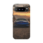 C6 Z06 Corvette Phone Case, Blue Mountain Dusk Cover, Gift