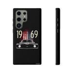 1969 Camaro SS American Flag Tough Phone Case Cover Gift Art